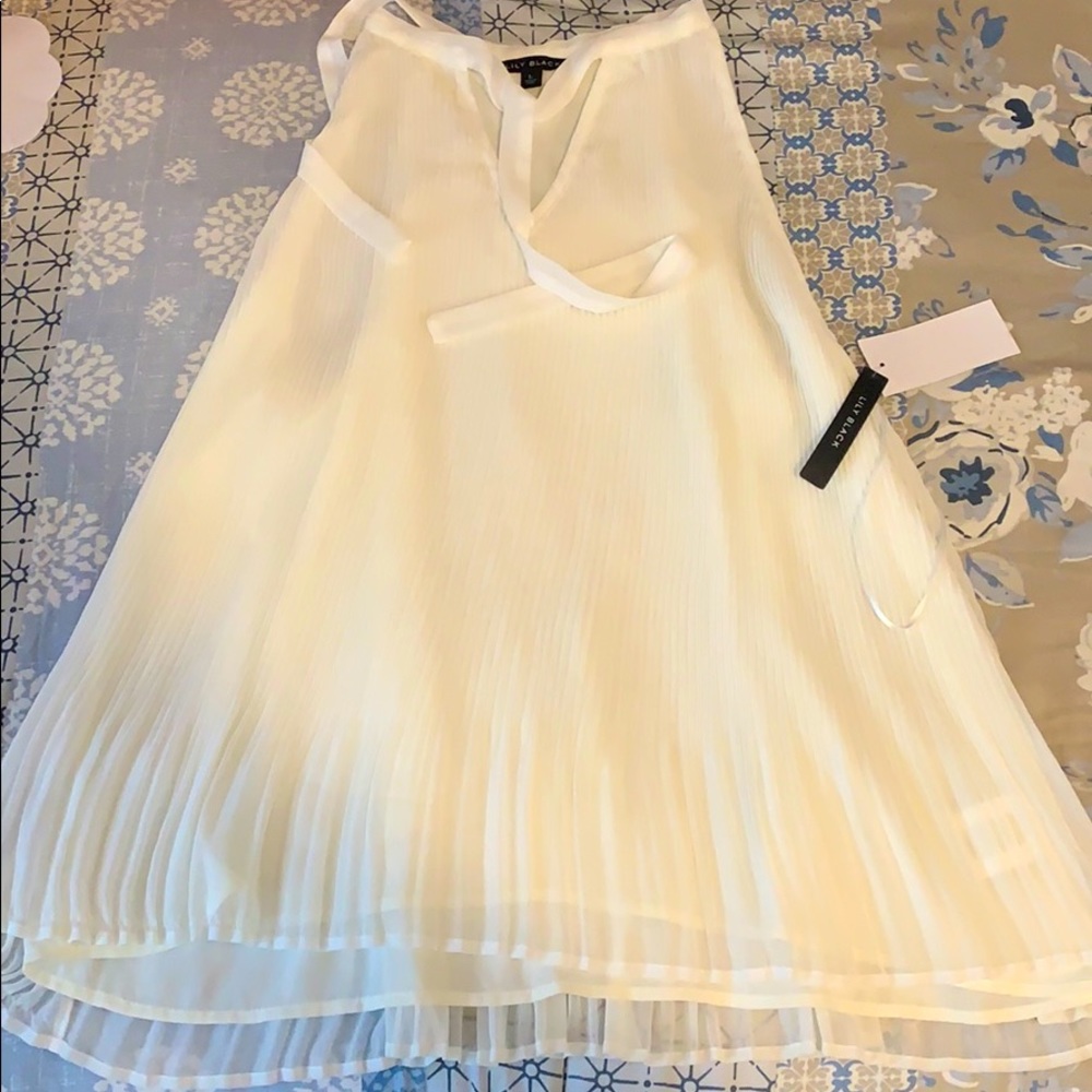 White flowy shirt